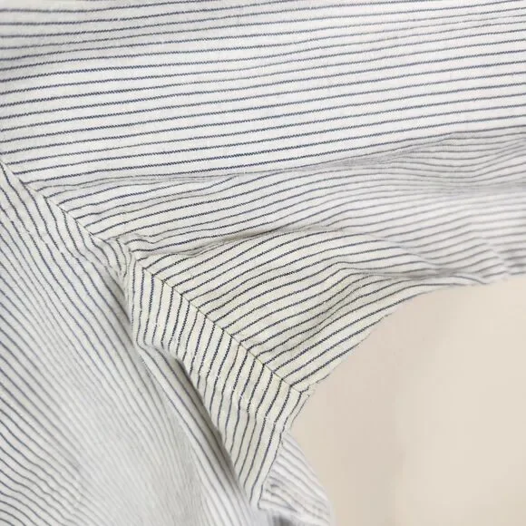 Taylor Stitch Long Sleeve Handmade Striped Single Pocket Button Down Shirt 44 - Picture 5 of 6